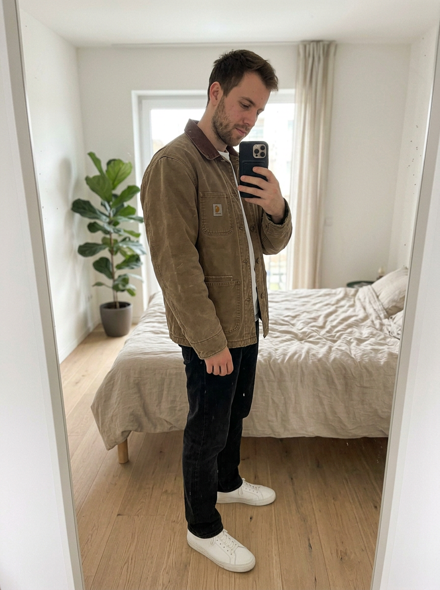 Workwear jacket — ¾ turn
